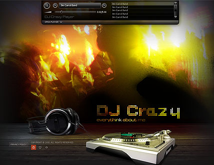 Một số giao diện website nghệ sĩ, ca sĩ, quốc tế đẹp.