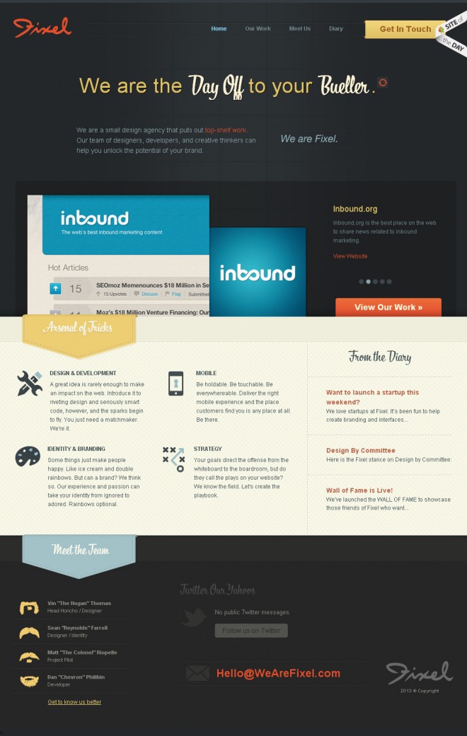 25 ví dụ tốt nhất về thiết kế website công ty