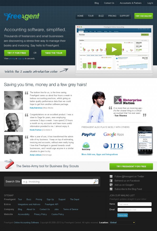 25 ví dụ tốt nhất về thiết kế website công ty