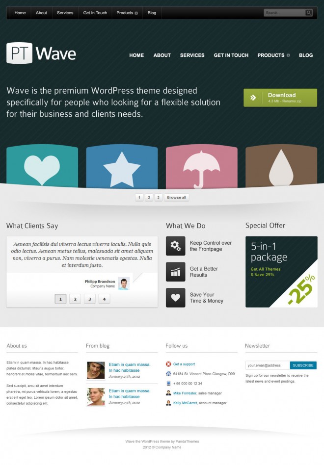 25 ví dụ tốt nhất về thiết kế website công ty