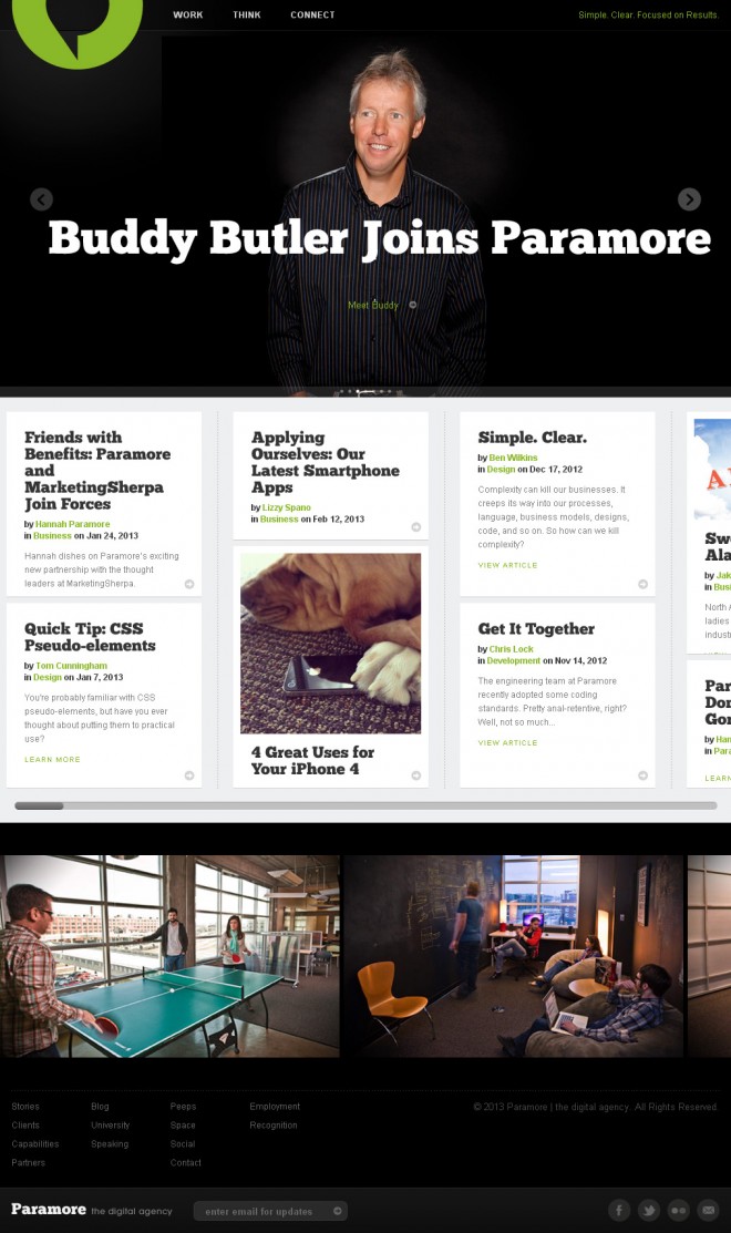 25 ví dụ tốt nhất về thiết kế website công ty