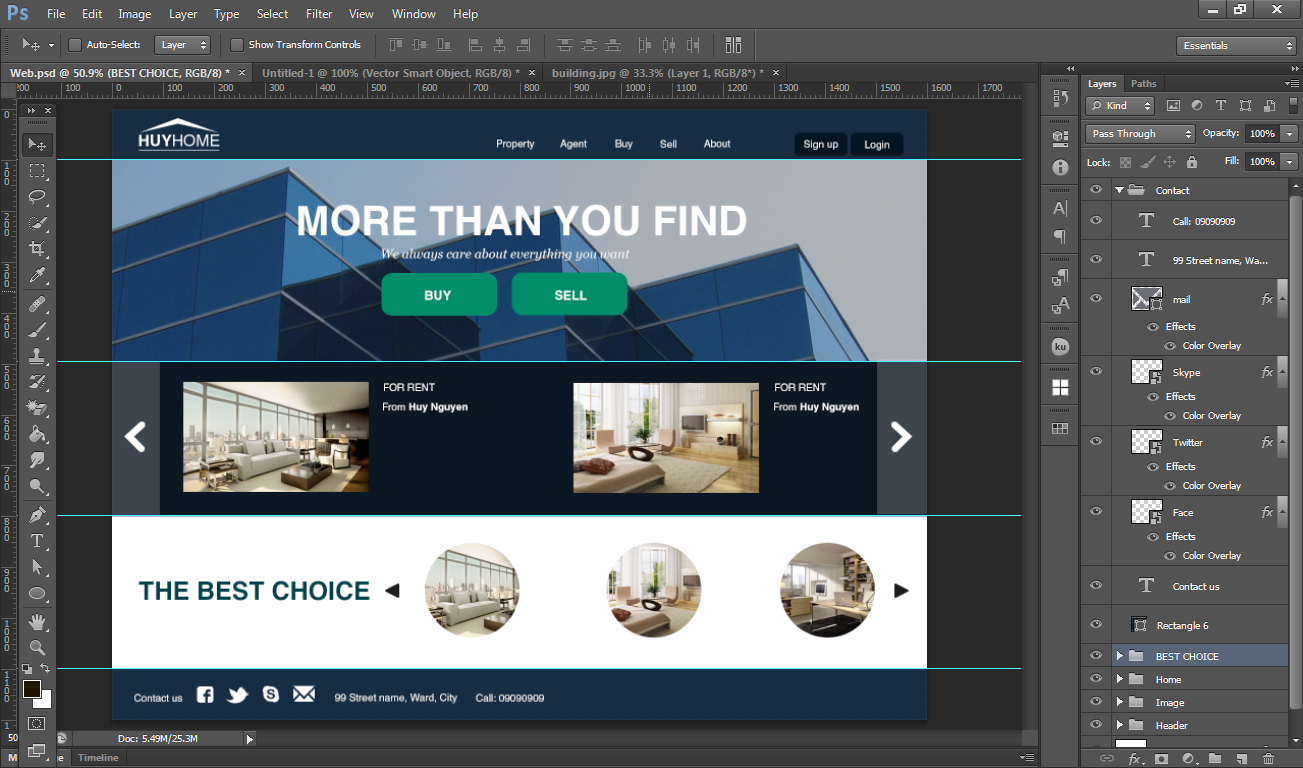 Hướng dẫn thiết kế Website bất động sản