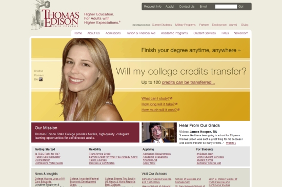 Nổi bật với 30 website của các trường Đại Học