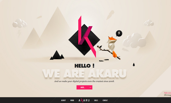 Thiết kế web với phong cách Polygonal