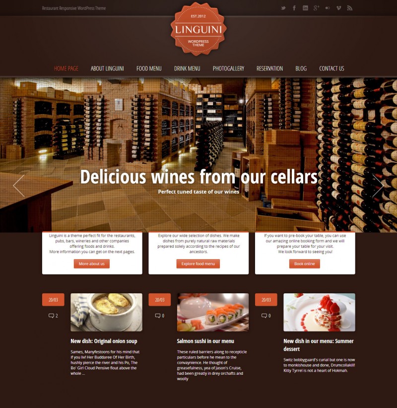 Linguini WordPress Theme Themeforest