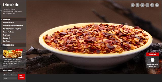 Ristorante WordPress Theme