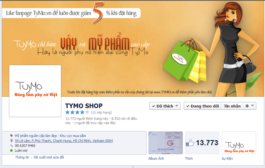 Cách sử dụng một trang facebook để tăng hiệu quả Marketting cho doanh nghiệp