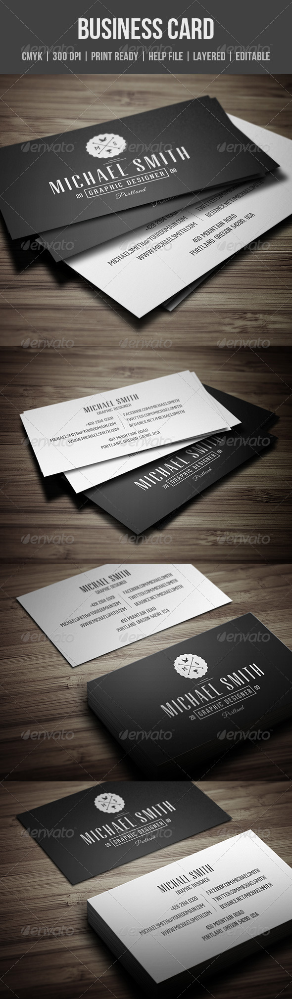 Vintage Personal Business Card