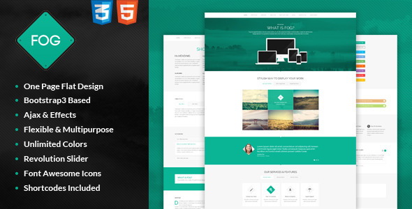 Ấn tượng với 20 website thiết kế phẳng đơn trang (P.2)