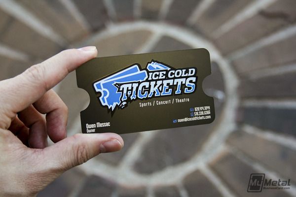Ticket-Stub-Metal-Business-Card