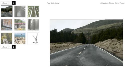 Galleriffic - Customize your photo album with skins