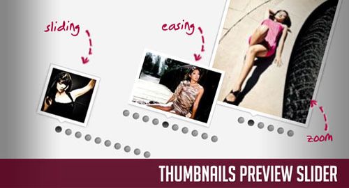 Thumbnails Preview Slider with jQuery