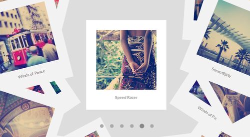 scattered polaroids gallery