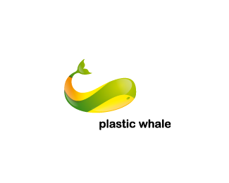 Plastic Whale Beautiful Animal and Pet Logo Designs