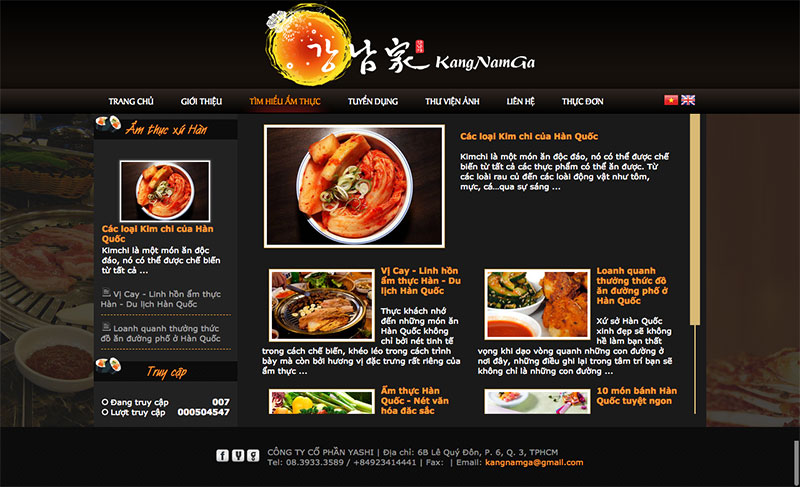 Làm thế nào để có được trang web nhà hàng hấp dẫn hơn ?