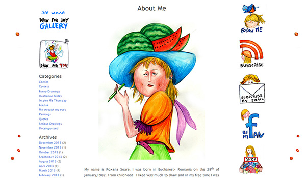 Draw For Joy do hoa ve tay thiet ke web