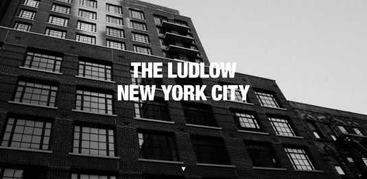 thiet ke web du lịch Ludlow Hotel