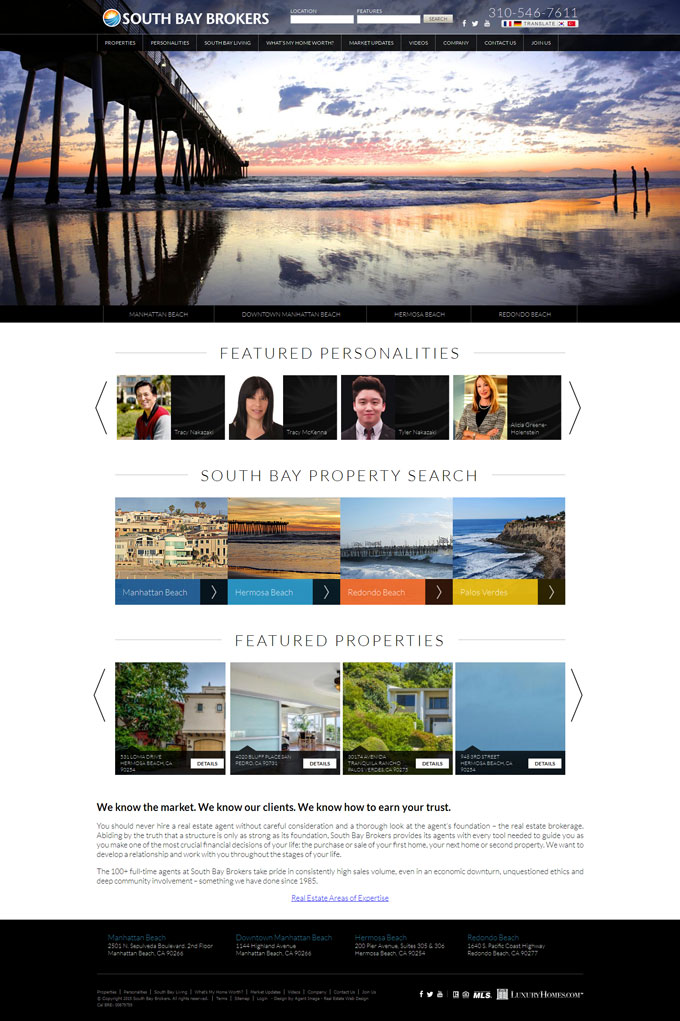 South Bay Brokers thiet ke web bat dong san
