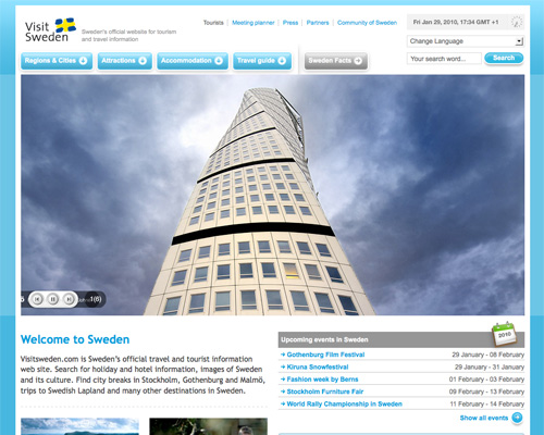 sweden thiet ke web du lich