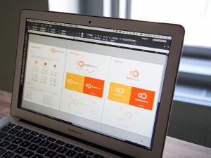 Các bước thiết kế nhận diện thương hiệu đơn giản.