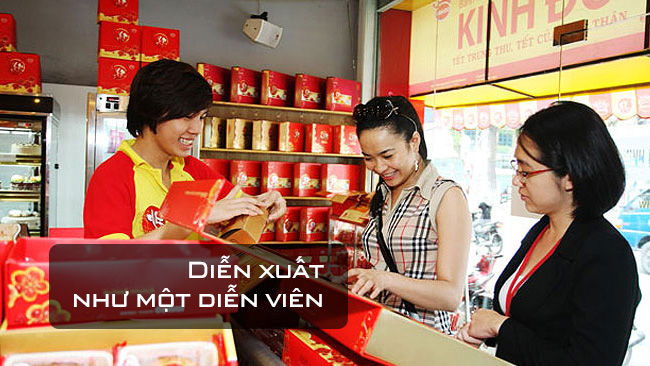 Diễn xuất như một diễn viên