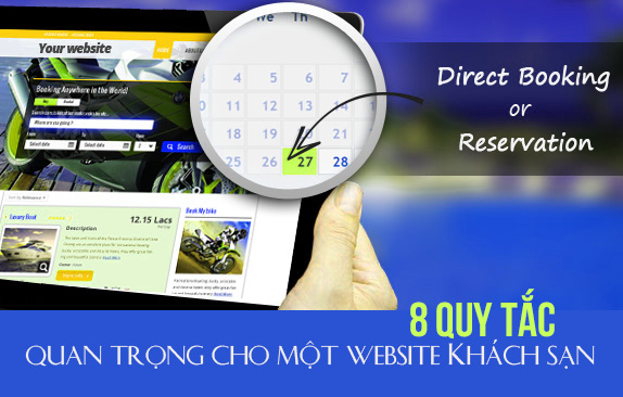 8 quy tắc quan trọng cho thành công của một website Khách sạn