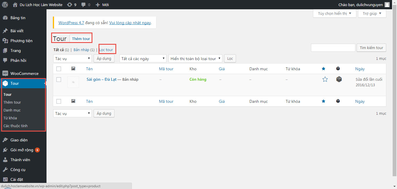 Làm website du lịch bằng wordpress 18