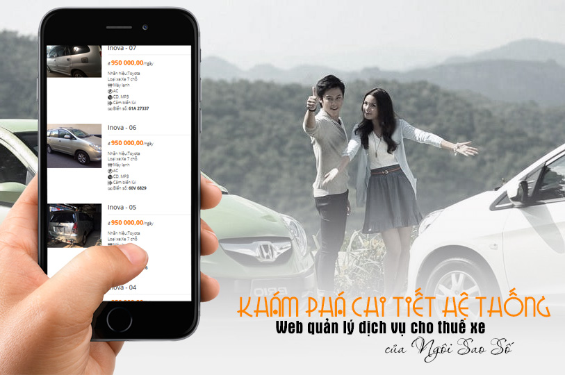 Khám phá chi tiết hệ thống thiết kế web quản lý dịch vụ cho thuê xe