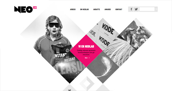 20+ website sử dụng hình khối lạ trong thiết kế