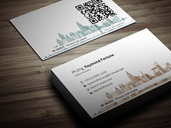 real estate business card