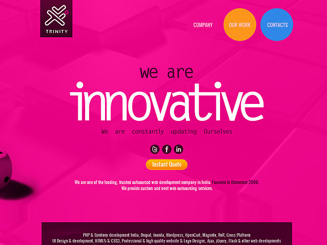 Beautiful Website design creative best colorful