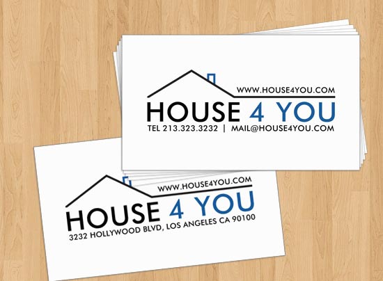 real estate business cards