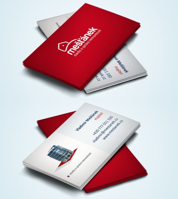 construction business cards