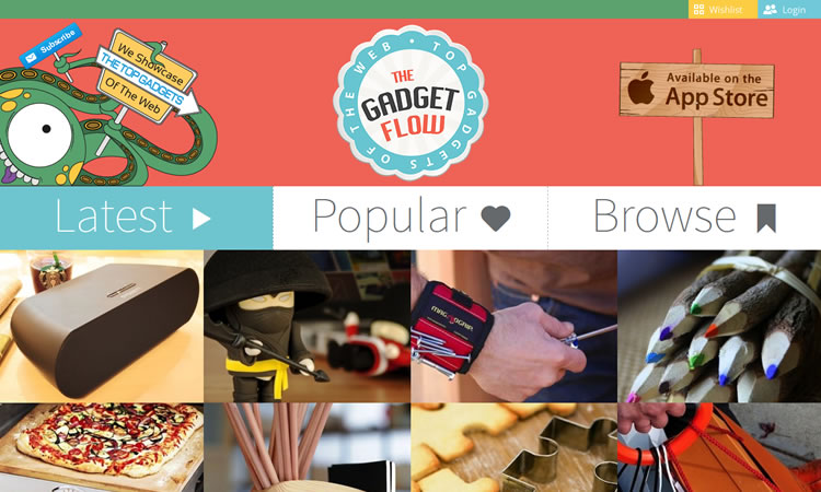 The Gadget Flow content heavy web design Inspiration