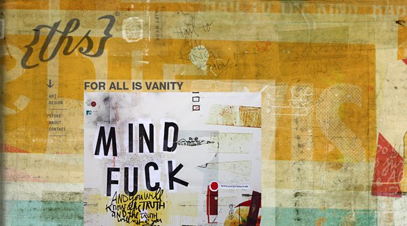 Những ví dụ đẹp mắt về phong cách grunge trong thiết kế web